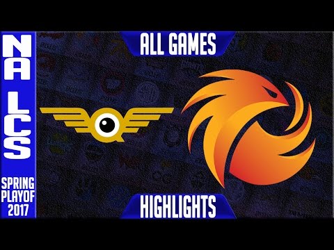 FlyQuest vs Phoenix 1 All Games Highlights - 3rd Place NA LCS Playoffs Spring 2017 - FLY vs P1