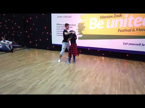 WZF 2020 - Lui & Larissa - Demo of workshop: close embrace - Warsaw Zouk Festival