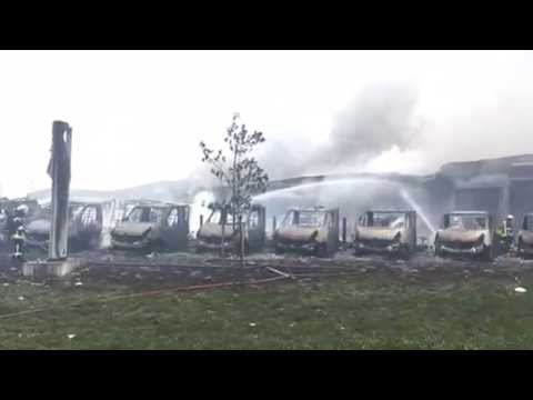 Bielefeld: Großbrand am Ostring