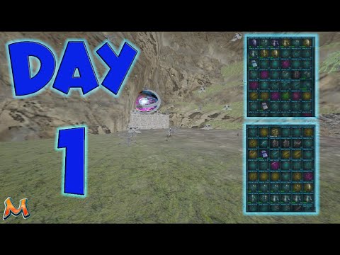 HOW I PLAYED 24 HOURS ON THE MOST POPULATED SERVER - MESA SOLO - ARK SURVIVAL EVOLVED