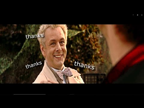 crowley and aziraphale being together without quarrels and disputes for 5 minutes