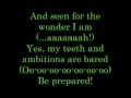 Be Prepared Lyrics