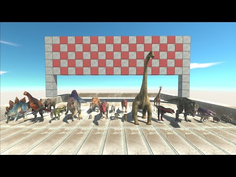 All Animals & Dinosaurs Speed Race Marathon - Animal Revolt Battle Simulator