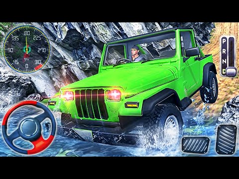 Offroad Jeep Driving Simulator 2021 - Real 4x4 SUV Driver Hill Climbing - Android GamePlay