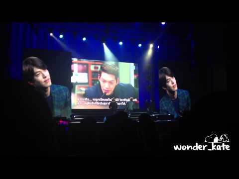 140405 KIM WOOBIN THE 1st FAN MEETING IN THAILAND - talk about "The Hairs" Series