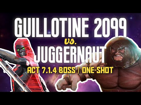 Guillotine 2099 vs. Juggernaut (Act 7.1.4 Boss) | ONE-SHOT | Marvel Contest of Champions