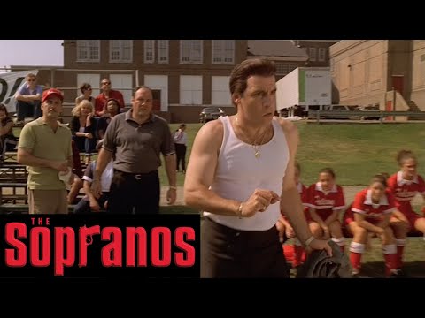 The Sopranos: HARD Mafia Men Go Crazy Over School Girls Soccer