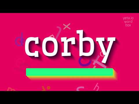 How to say "corby"! (High Quality Voices)