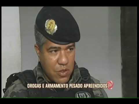 Armamento pesado é apreendido no Aglomerado da Serra