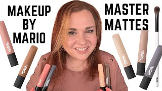 NEW MASTER MATTES CREAM EYESHADOW BY MAKEUP BY MARIO!  MAKEUP REVIEW, SWATCHES, DEMO!!