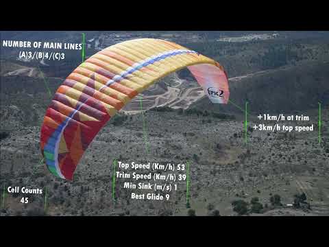New paragliding wing. Epic 2.