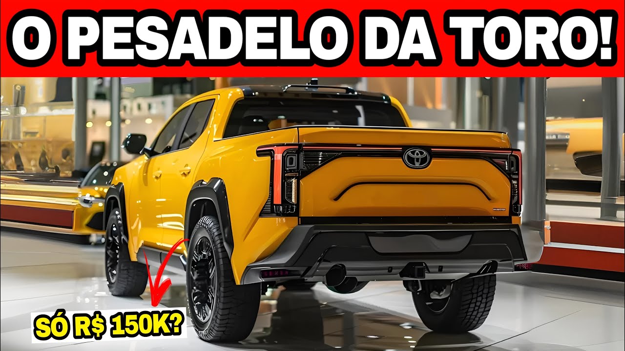 🚨 AS NOVAS PICAPES DA TOYOTA QUE VEM PARA O BRASIL!