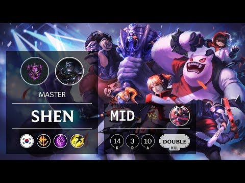 Shen Mid vs Irelia - KR Master Patch 9.24
