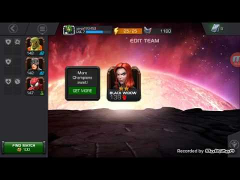 Marvel contest of champions : 3 v 3 Series Won