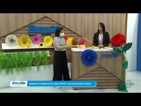 Conheça o trabalho de uma artesã com folhagem e flores 18 04 2023