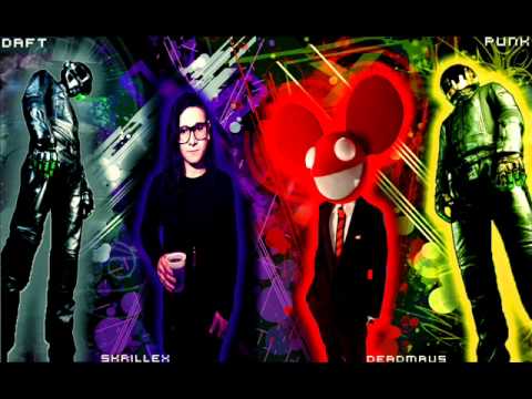 DAFT PUNK DA FUNK 2007 ALIVE CONCERT VS SKRILLEX BANGARANG