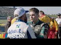 Exclusive audio: Hear what Noah Gragson said to Ross Chastain before their incident in Kansas
