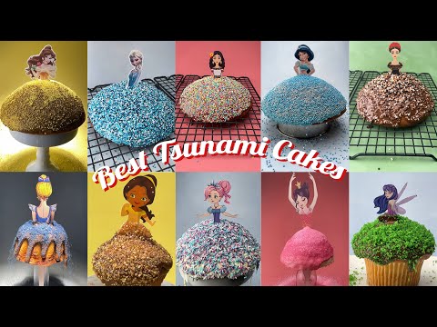 Best pull me up doll cake - Tsunami Doll Cake Compilation - Foodie beats tiktok viral  - Dress cake