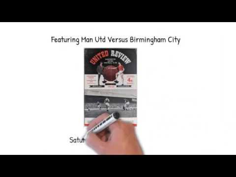 Man Utd v Birmingham City 1961 football programme