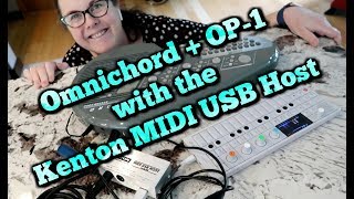 Video thumbnail for Omnichord & OP 1 with the Kenton MIDI USB Host by Edith Frost