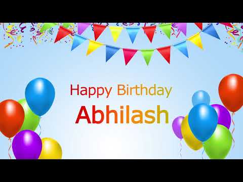 Happy Birthday Abhilash