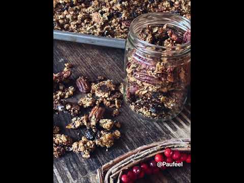 GRANOLA DE AVENA Y ARÁNDANOS