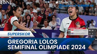 Hasil Bulu Tangkis Olimpiade Paris 2024 - Gregoria Mariska Bungkam Mantan Juara Dunia, OTW Semifinal