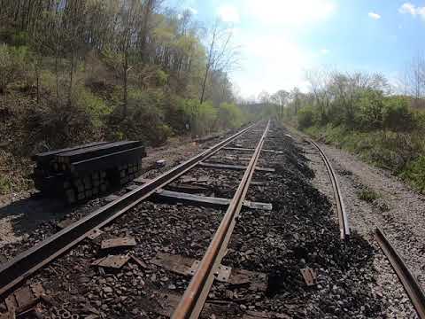 End of Day 2 Track Reconstruction Progress on the Derailment Track Section