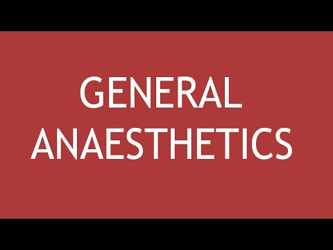 Pharmacology of General Anesthetics by Dr.Shikha Parmar