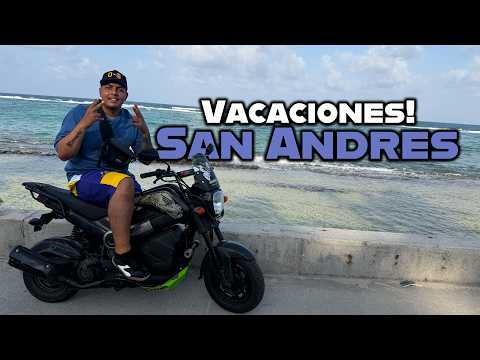 Nos Fuimos de vacaciones a SAN ANDRES ISLAS en Honda NaVi🔥