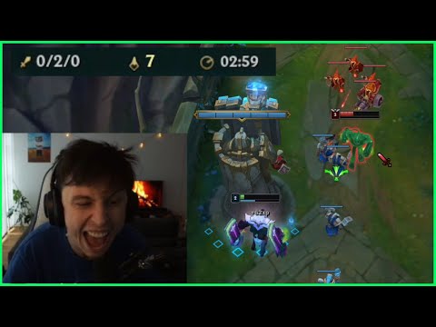 Caedrel Mental Breakdown Playing VS Zac Top Lane