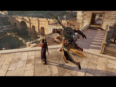 Assassin's Creed Origins - Perfect Stealth Kills - (Clearing Akra Garrison)