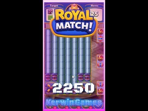 Royal Match Level 2250 - No Boosters Gameplay