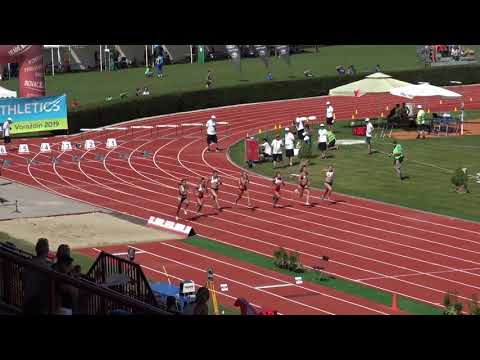 100m Race B, Women, Heat 1, EATC 2019, Second League, Varazdin, CRO