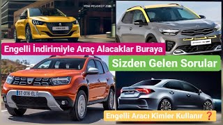 Engelli İndirimiyle Araç Almak İsteyenler Buraya / Engelli Raporuyla A