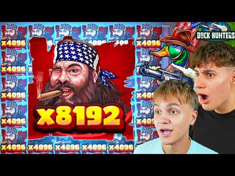 WE COULDN'T STOP WINNING ON DUCK HUNTERS! (MAX WIN)