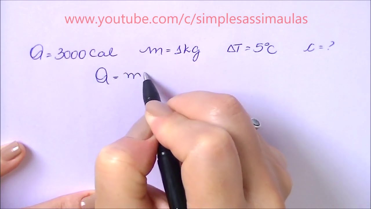 MABA FÍSICA - CALORIMETRIA - PARTE 03 - CALOR ESPECÍFICO - Profª Patricia Freitas