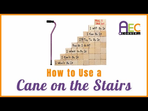 The Best Way to Use a Cane on the Stairs (Updated)