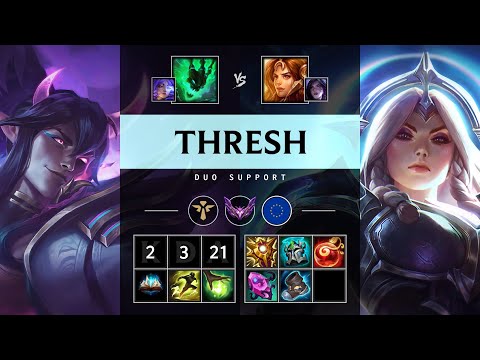Thresh Support vs Leona - EUW Master Patch 25.16
