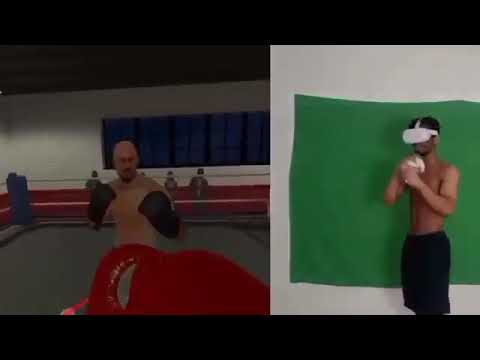 Man gets knocked out in real life while playing vr
