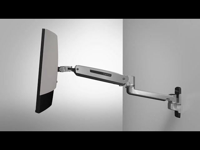 Video teaser for LX Sit-Stand Wall Monitor Arm from Ergotron: Top Features & Benefits