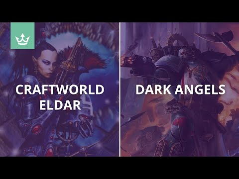 Craftworld Eldar vs Dark Angels - 2000pt Warhammer 40k battle report