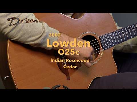 2002 Lowden O25c, Indian Rosewood/Cedar image 20
