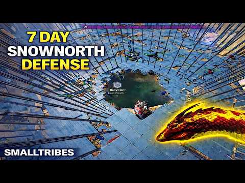 DEFENDING A SNOW NORTH FOR 7 DAYS l ARK SMALLTRIBES l official pvp