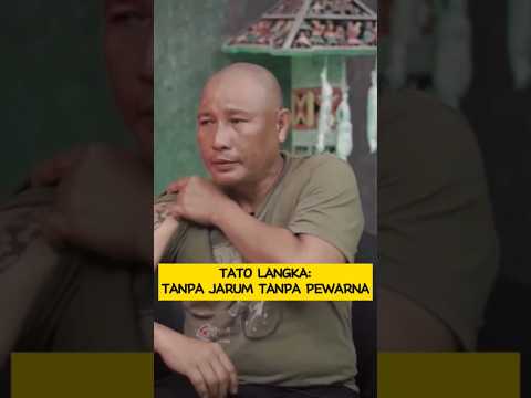 TATO DAYAK LANGKA: TANPA JARUM TANPA PEWARNA