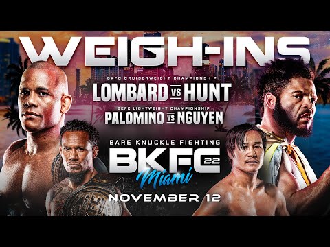 BKFC 22 Live Weigh Ins!