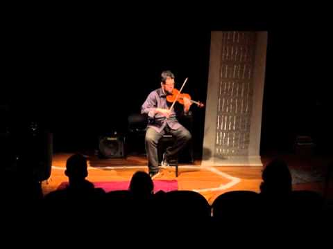 Eric KM Clark performs KOAN for solo violin by James Tenney