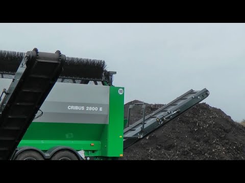Komptech Cribus 2800 Trommel Screen Processing Compost