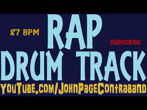 Rap Drum Beat Track Loop 87 bpm 808