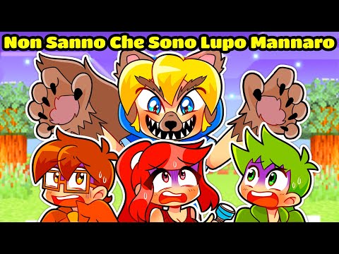 I TUOI AMICI Non SANNO Che Sono Un LUPO MANNARO Su Minecraft!